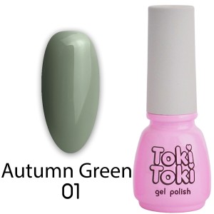 Гель лак Toki-Toki Autumn Green №01,  5мл